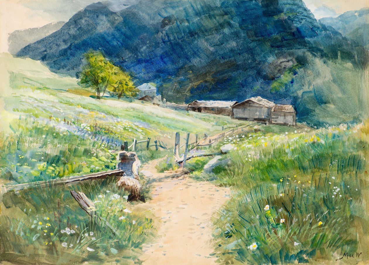 Junio en el Tirol austriaco de John MacWhirter