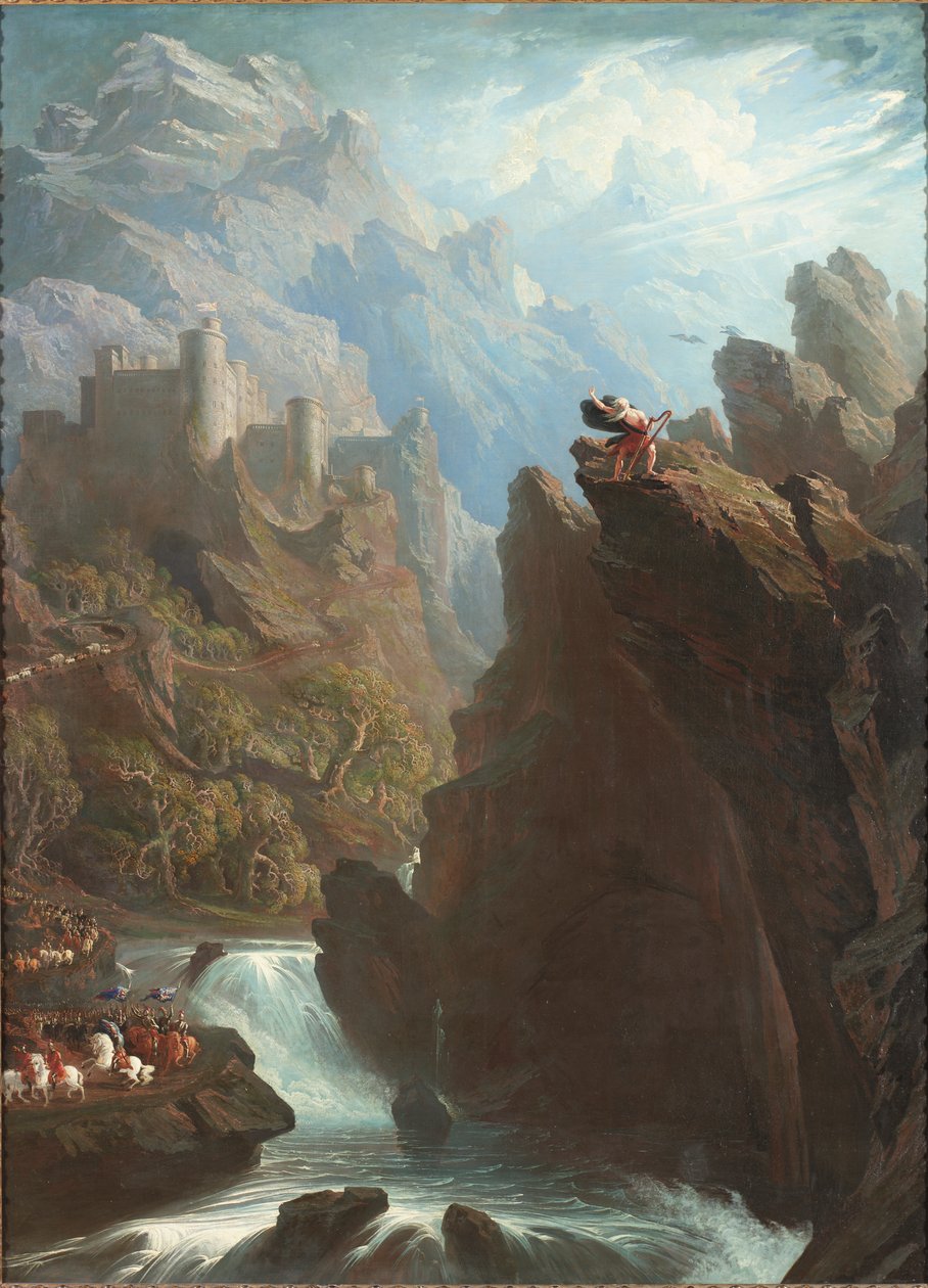 El Bardo, c.1817 de John Martin