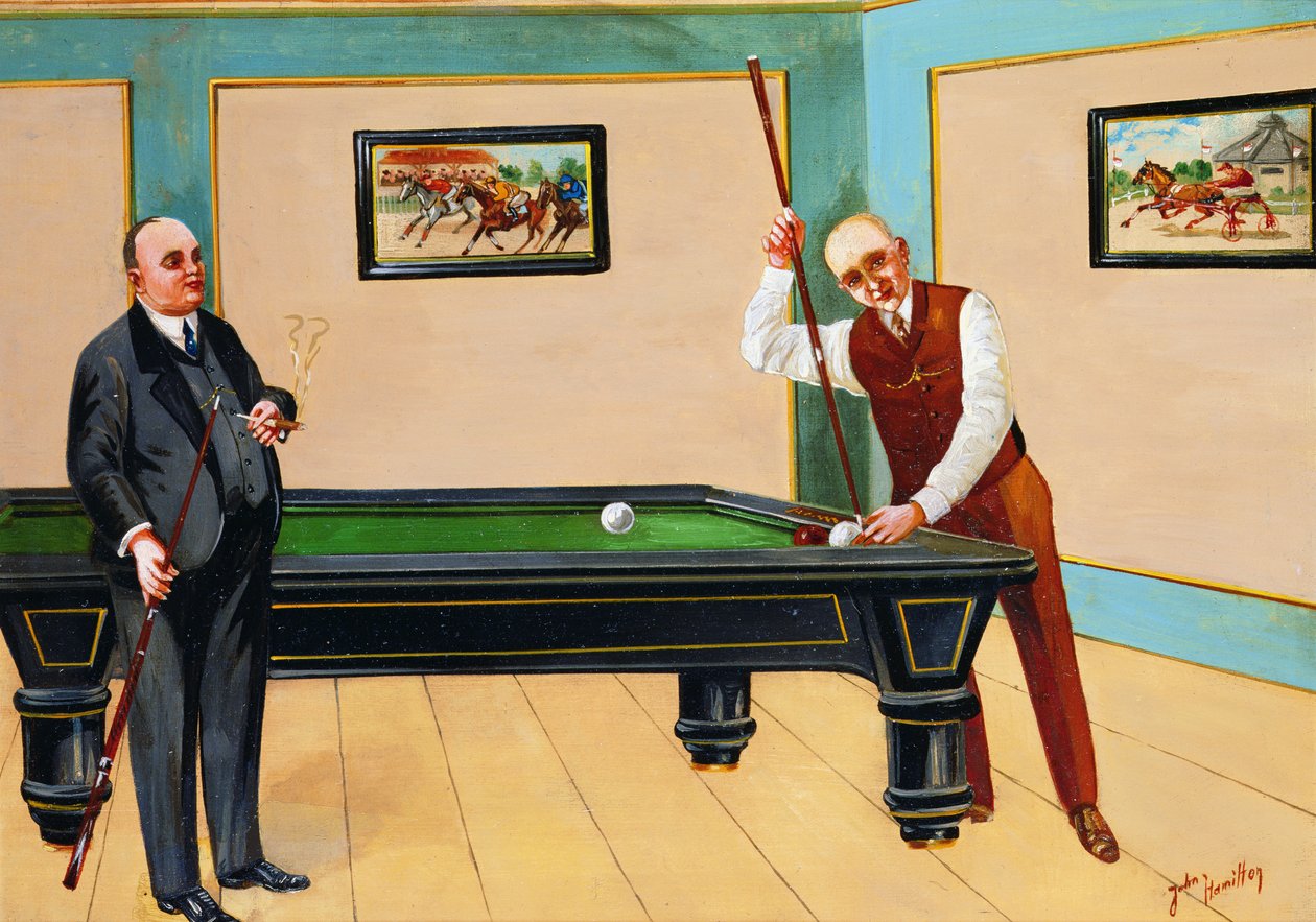 El partido de billar de John McLure Hamilton
