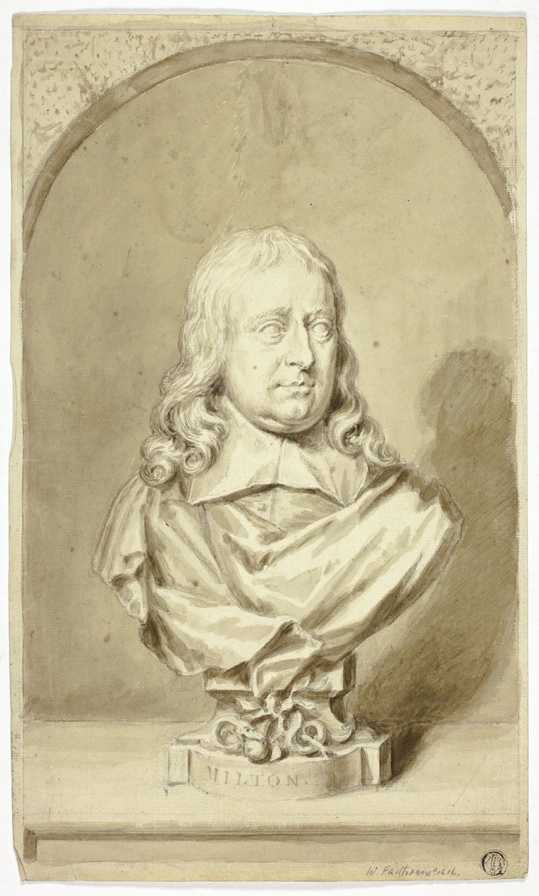 Busto de Milton de John Michael Rysbrack