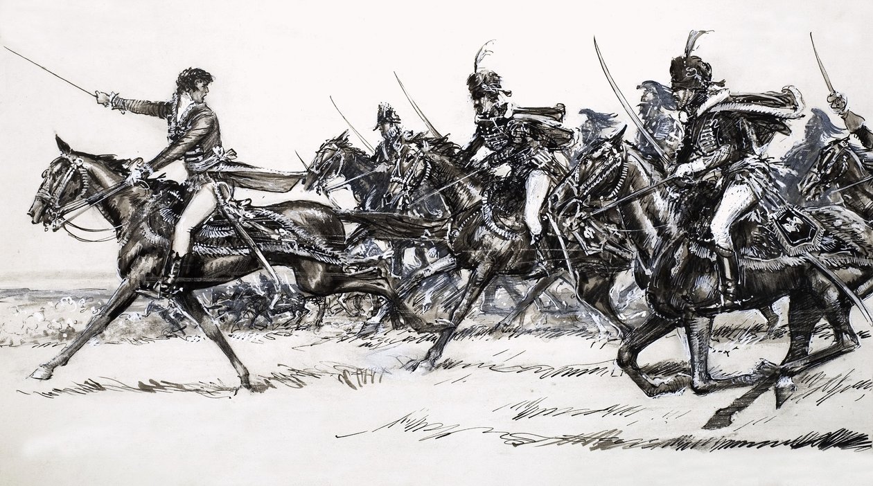 Carga de caballería de John Millar Watt