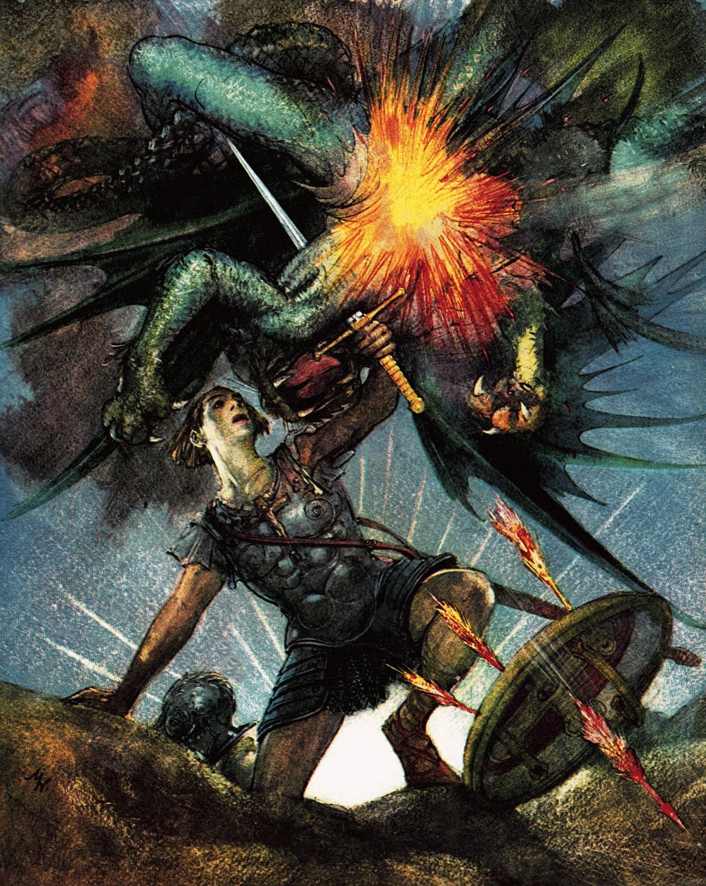 Christian lucha por su vida de John Millar Watt