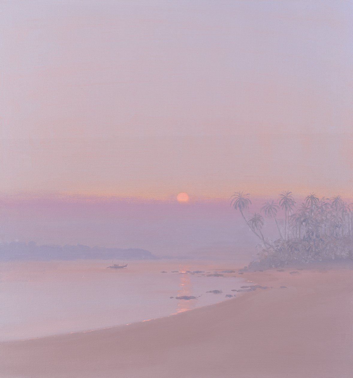 Barco pasando Panjim, 2002 de John Miller