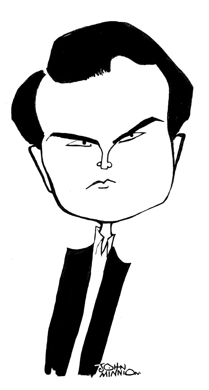 Jimmy Carr - caricatura de John Minnion de John Minnion