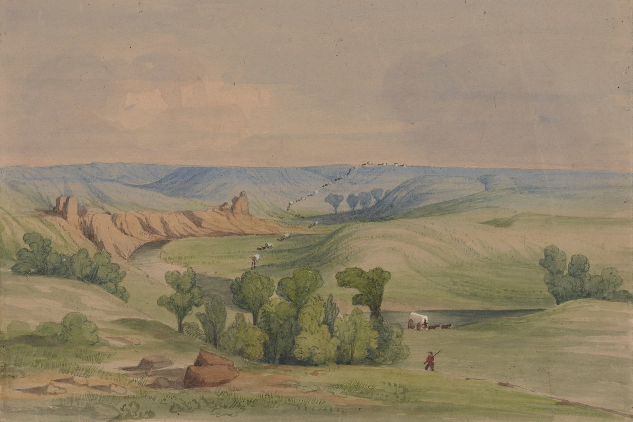 Cerca del río Ratón de John Mix Stanley