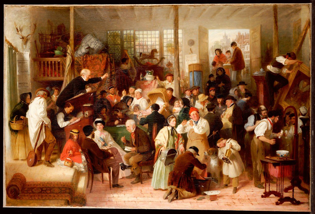 La subasta, 1863 de John Morgan