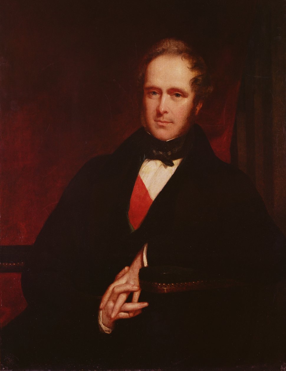 Retrato de Henry John Temple, 1844-45 de John Partridge