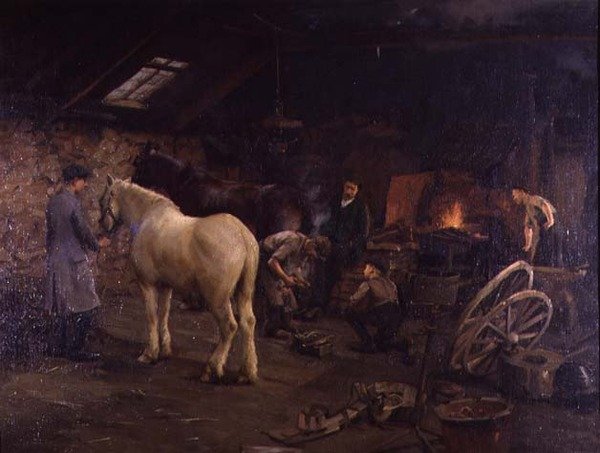 "Esperando su turno" de John Percy Cooke