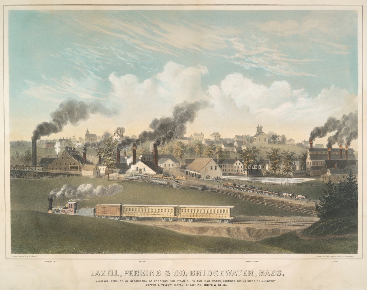 Lazell, Perkins & Co. Bridgewater, Massachusetts. de John Perry Newell