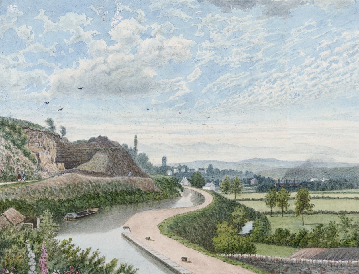 Canal de Glamorganshire en Ynysangharad de John Petherick