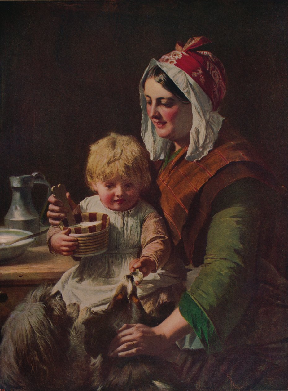 Hora de la comida, c1850, c1915 de John Phillip