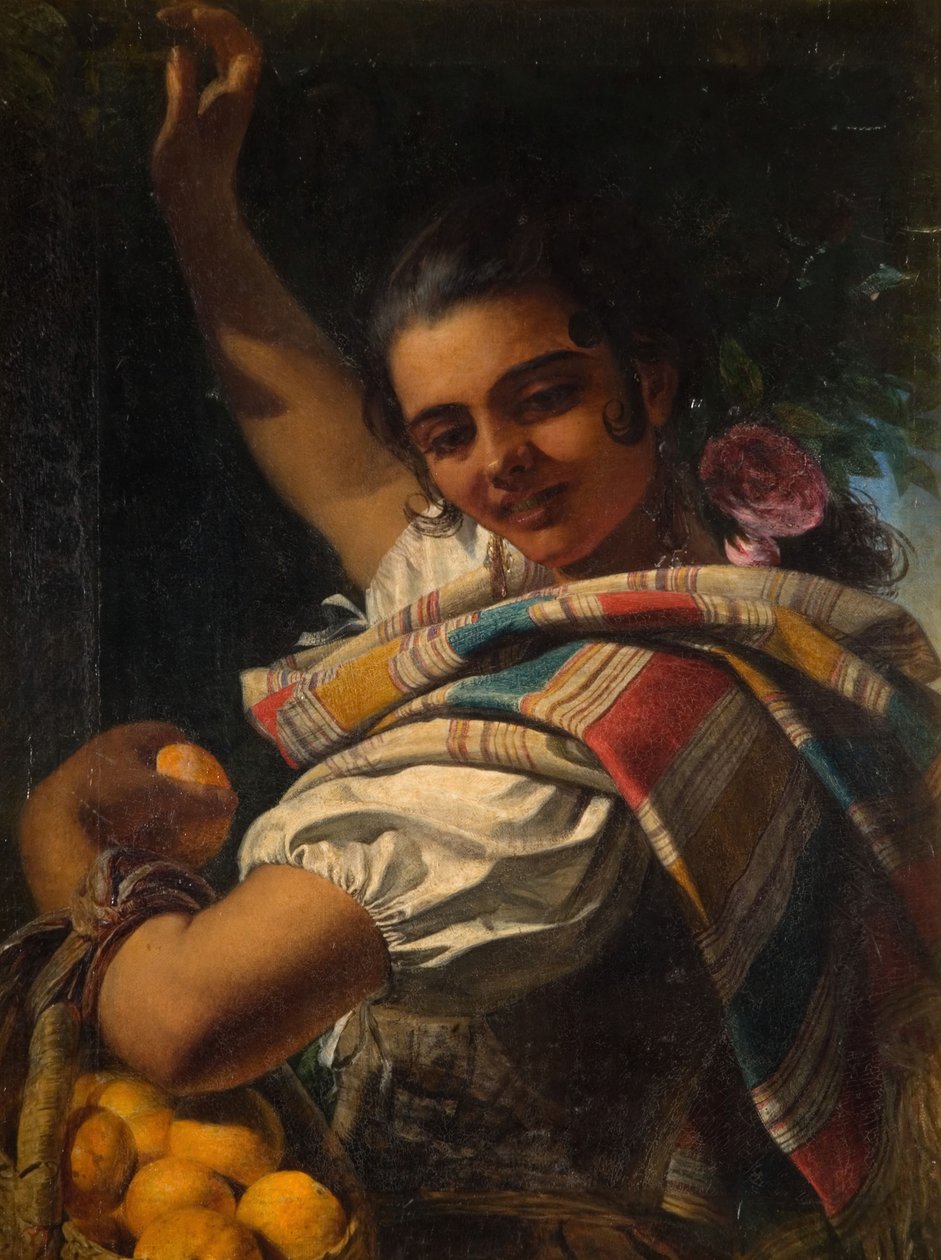 La chica de las naranjas, 1854 de John Phillip