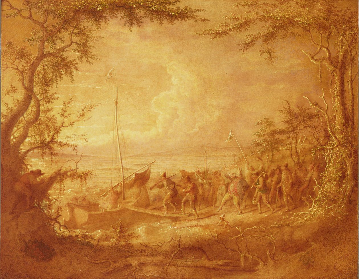 Embarque desde Communipaw, 1861 de John Quidor