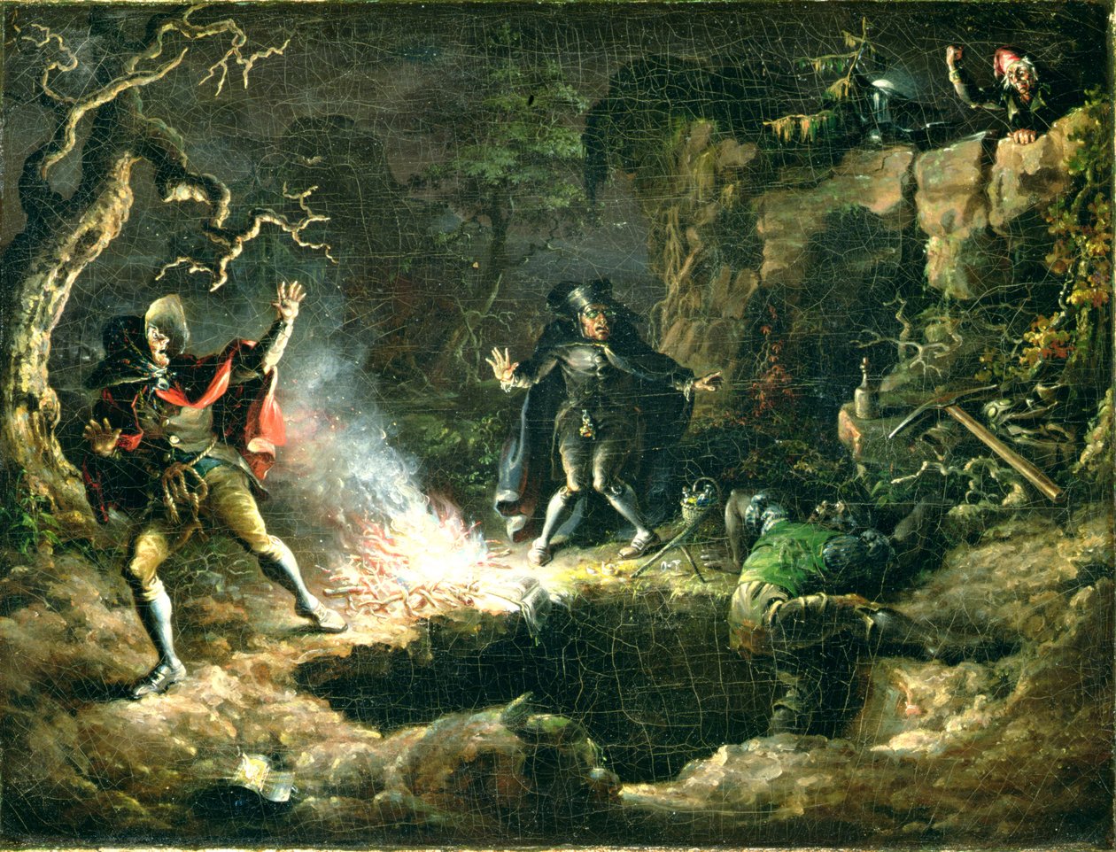 Los buscadores de tesoros de John Quidor
