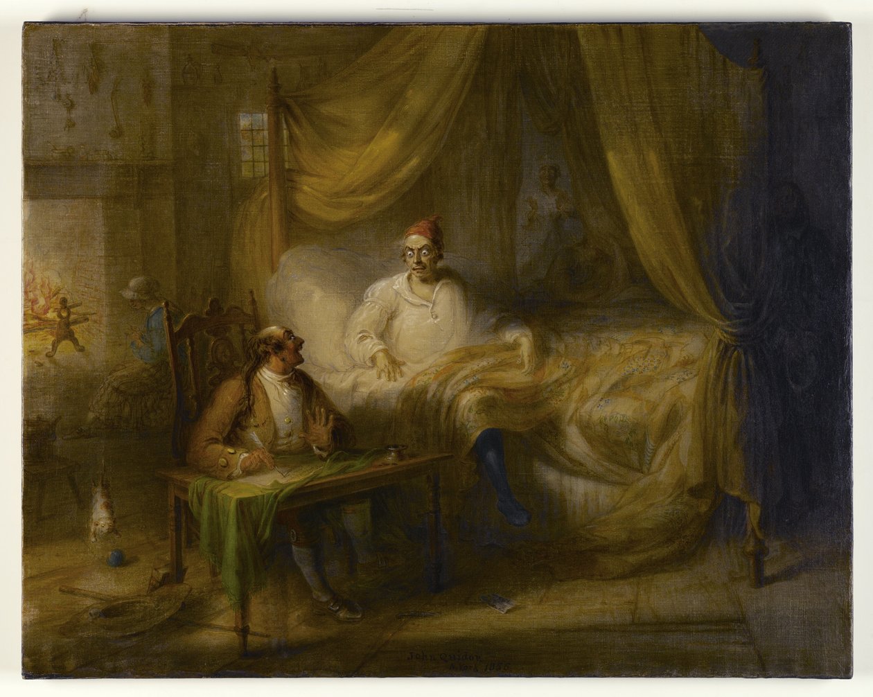 Testamento de Wolfert, 1856 de John Quidor