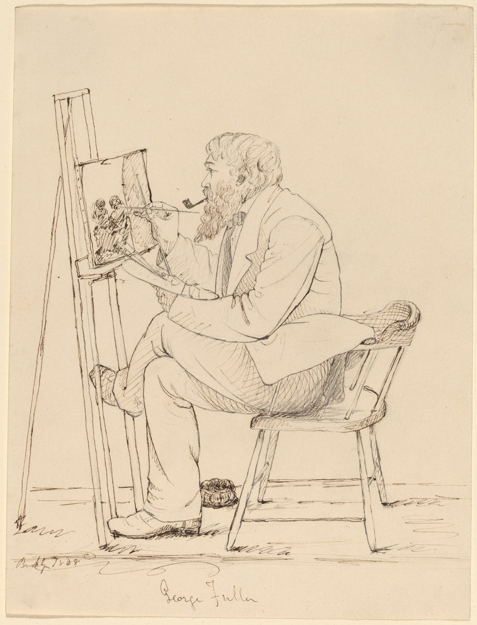 Dibujando - George Fuller de John Quincy Adams Ward