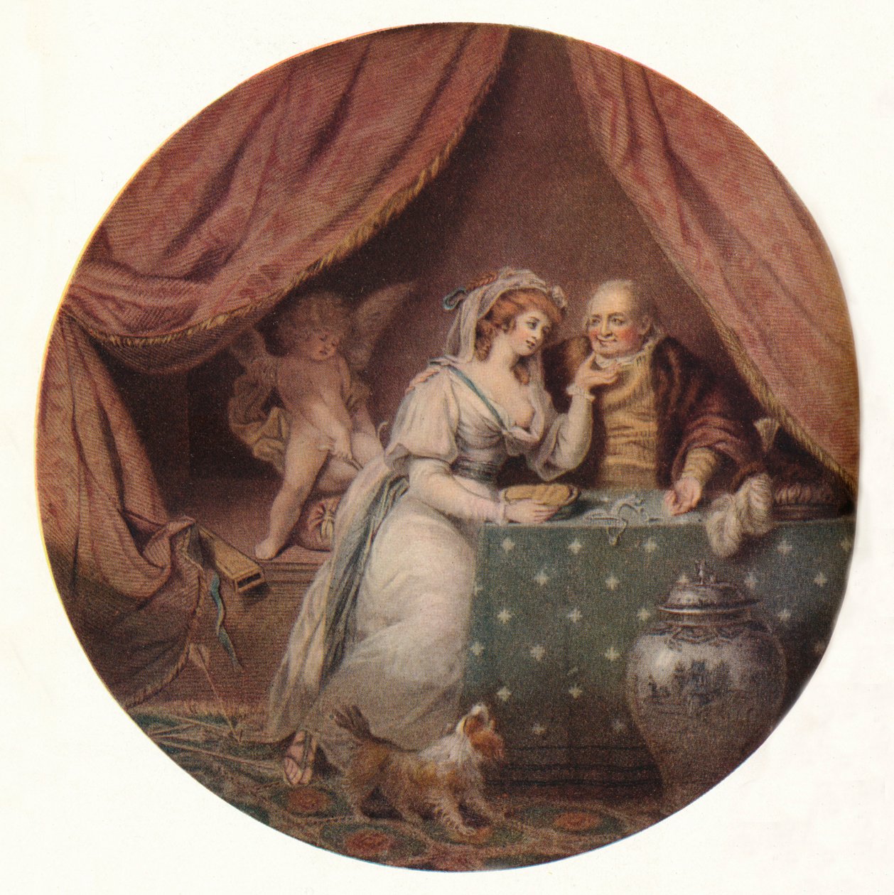 El amor vencido por la avaricia, c1790 de John Raphael Smith