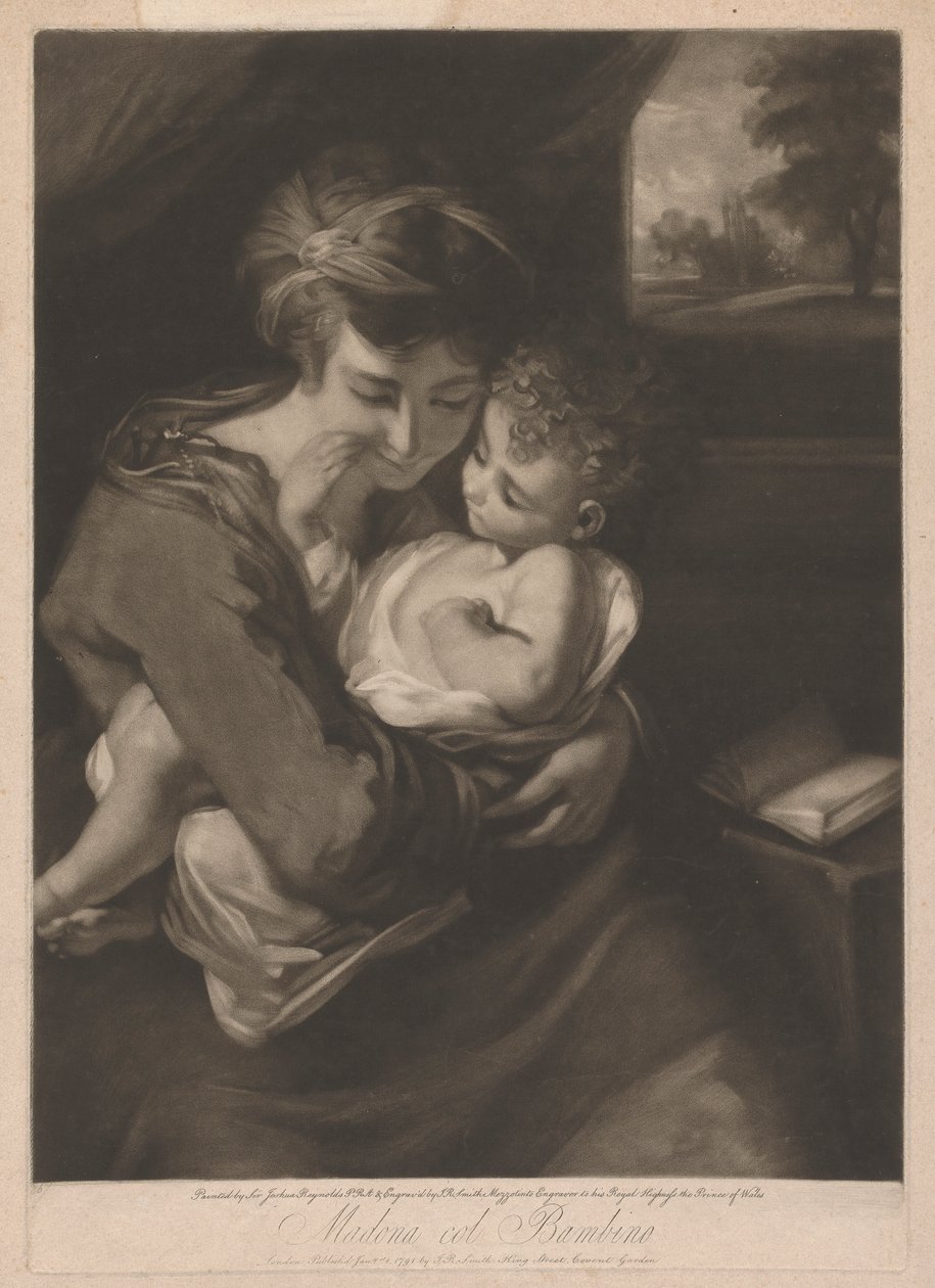 Madona con niño de John Raphael Smith