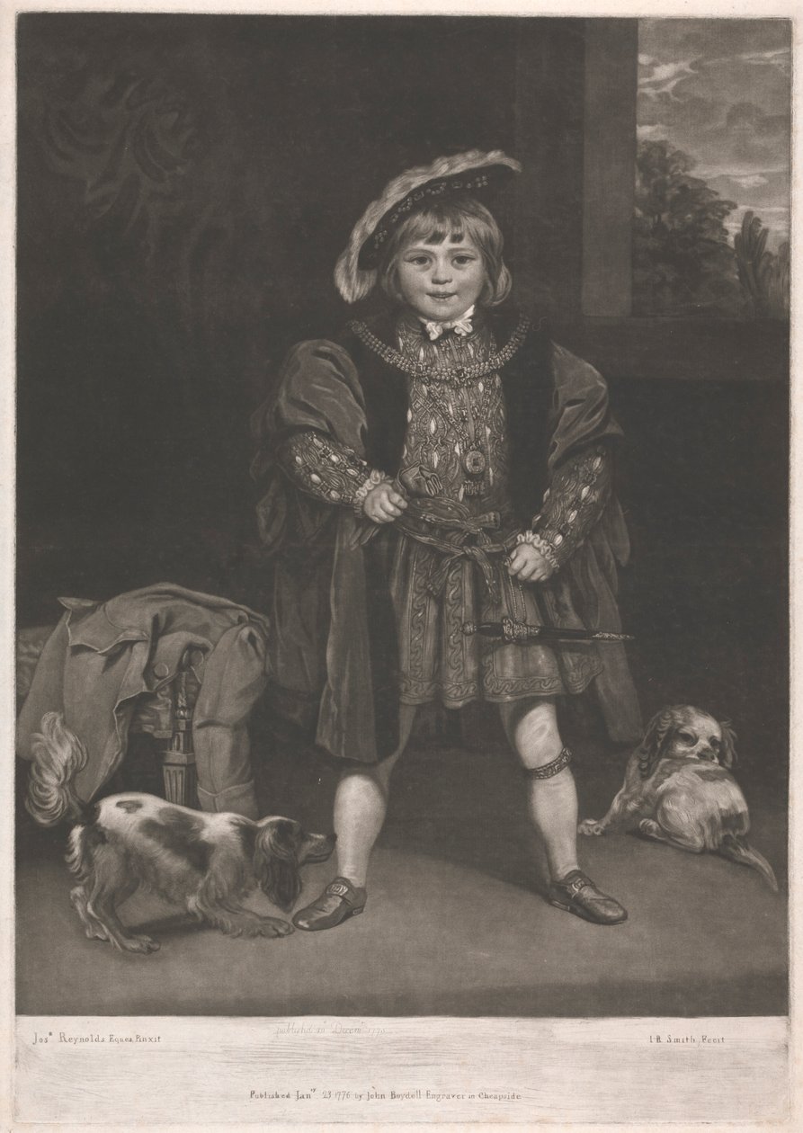 Maestro Crewe como "Enrique VIII de John Raphael Smith