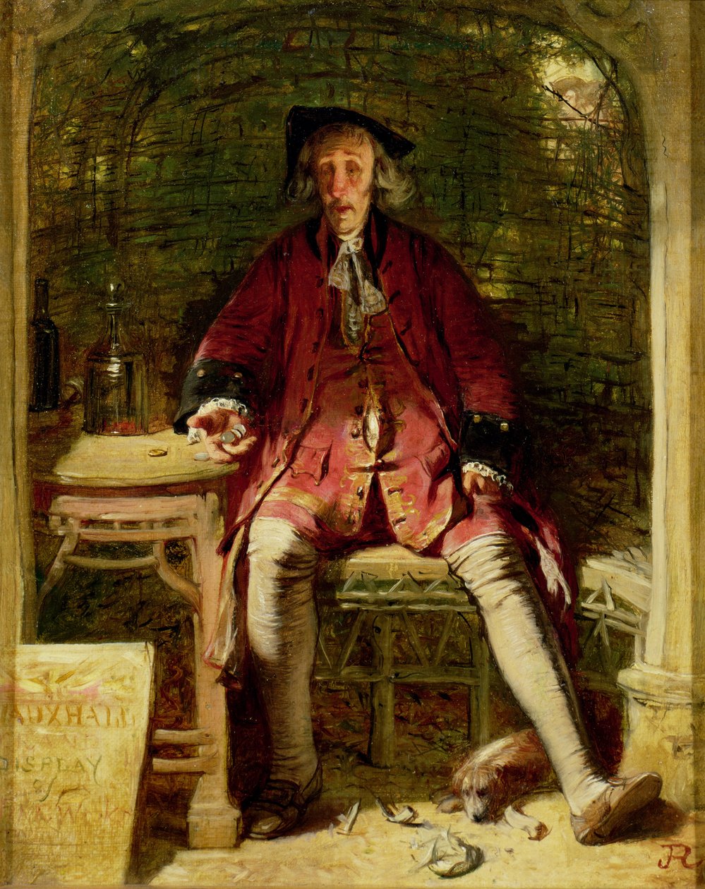 El viejo showman, Vauxhall Gardens de John Ritchie