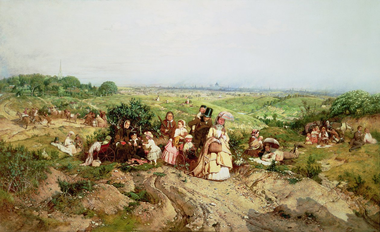 Vista sobre Londres desde Hampstead Heath de John Ritchie