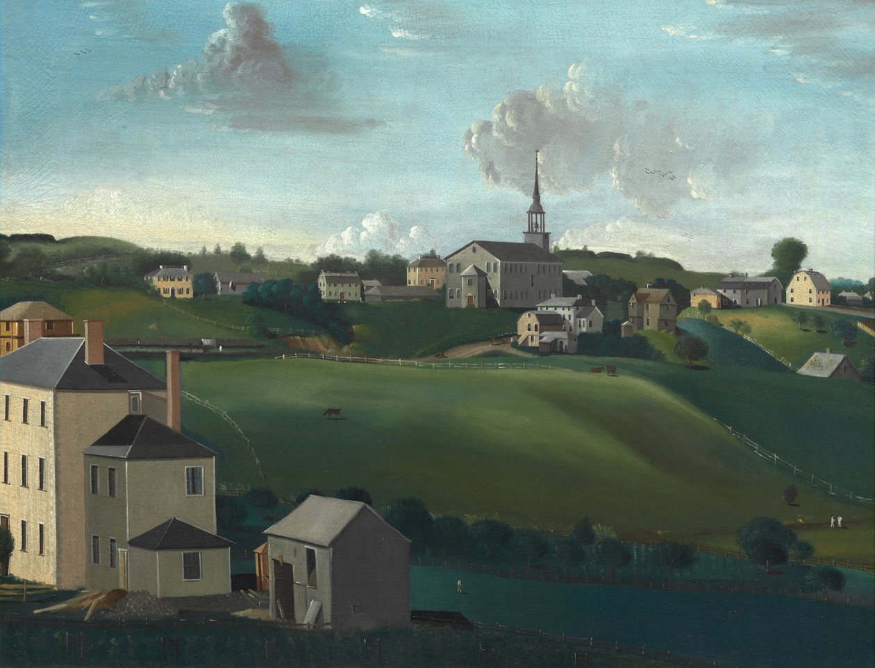 Meetinghouse Hill, Roxbury, Massachusetts de John Ritto Penniman