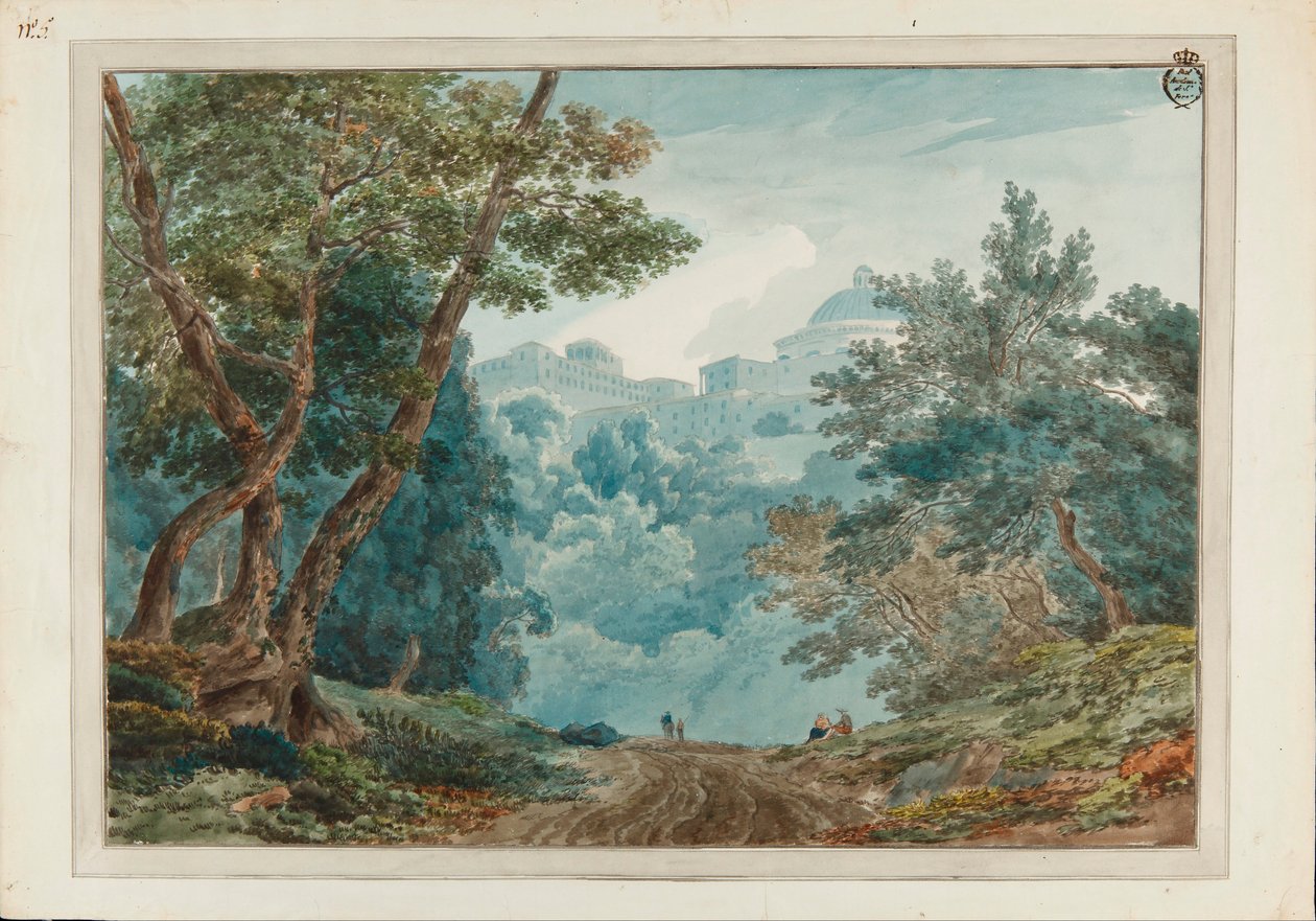 Ariccia. de John Robert Cozens