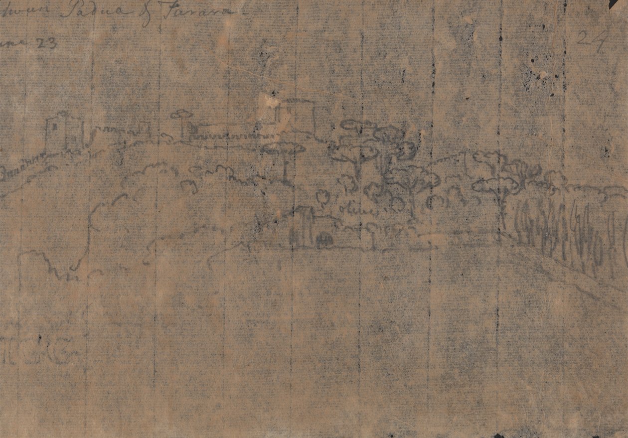 Entre Padua y Ferrara, 23 de junio de John Robert Cozens