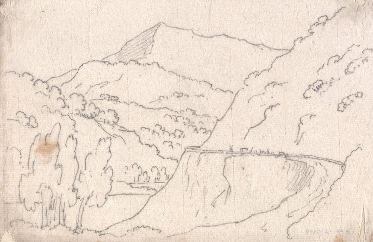 Entre Tavarnelle y Capriano de John Robert Cozens