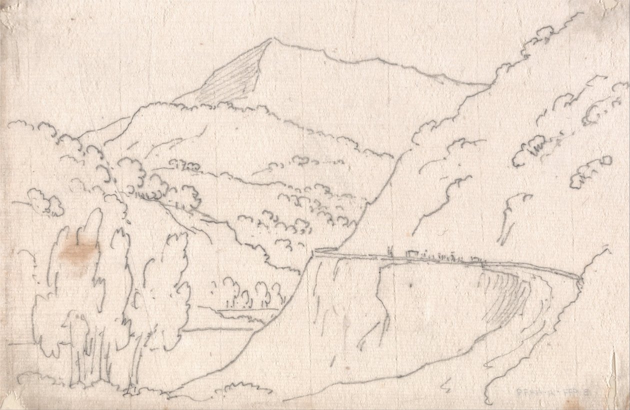 Entre Tavarnelle amp; Capriano de John Robert Cozens