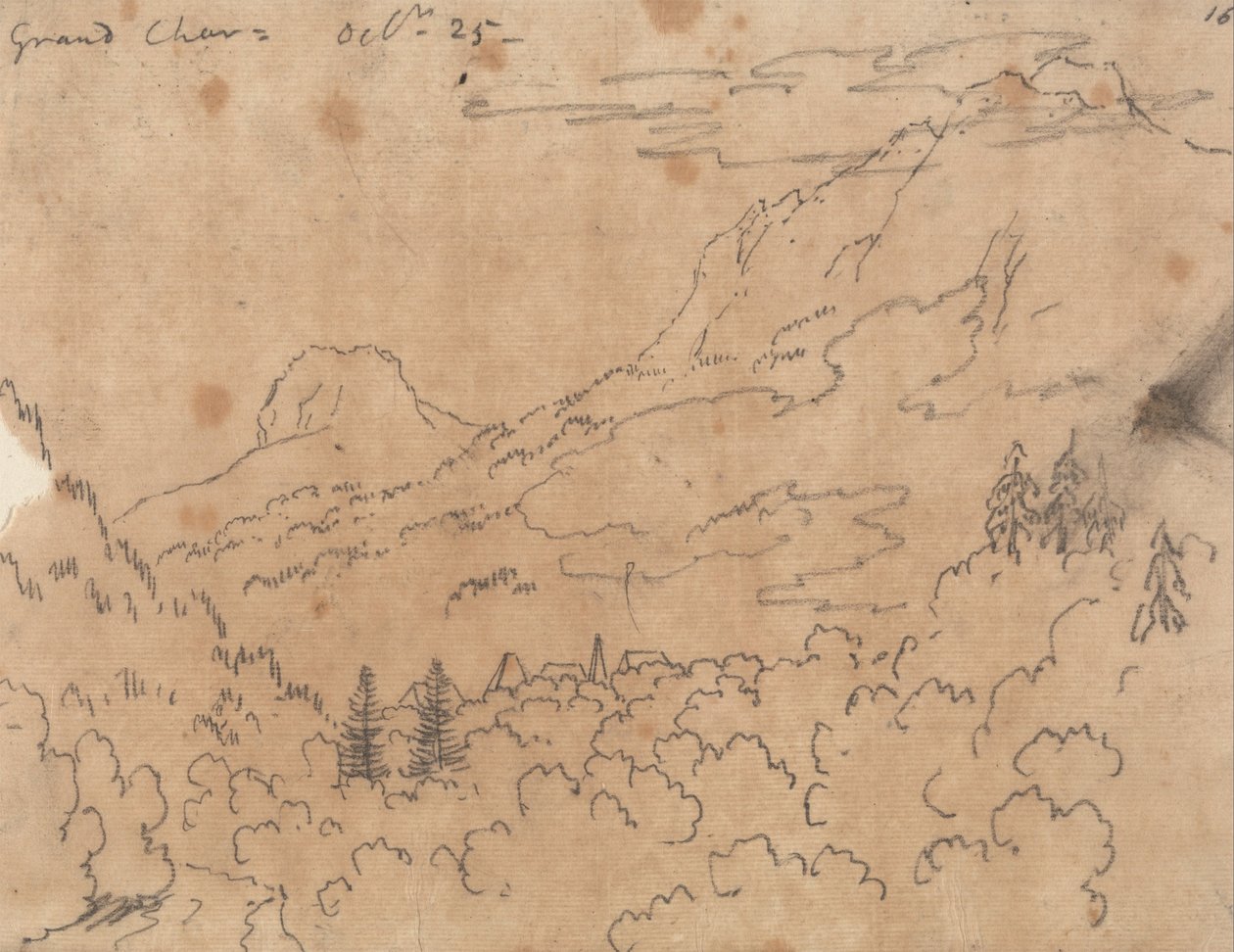 Grand Chartreuse, 25 de octubre de John Robert Cozens