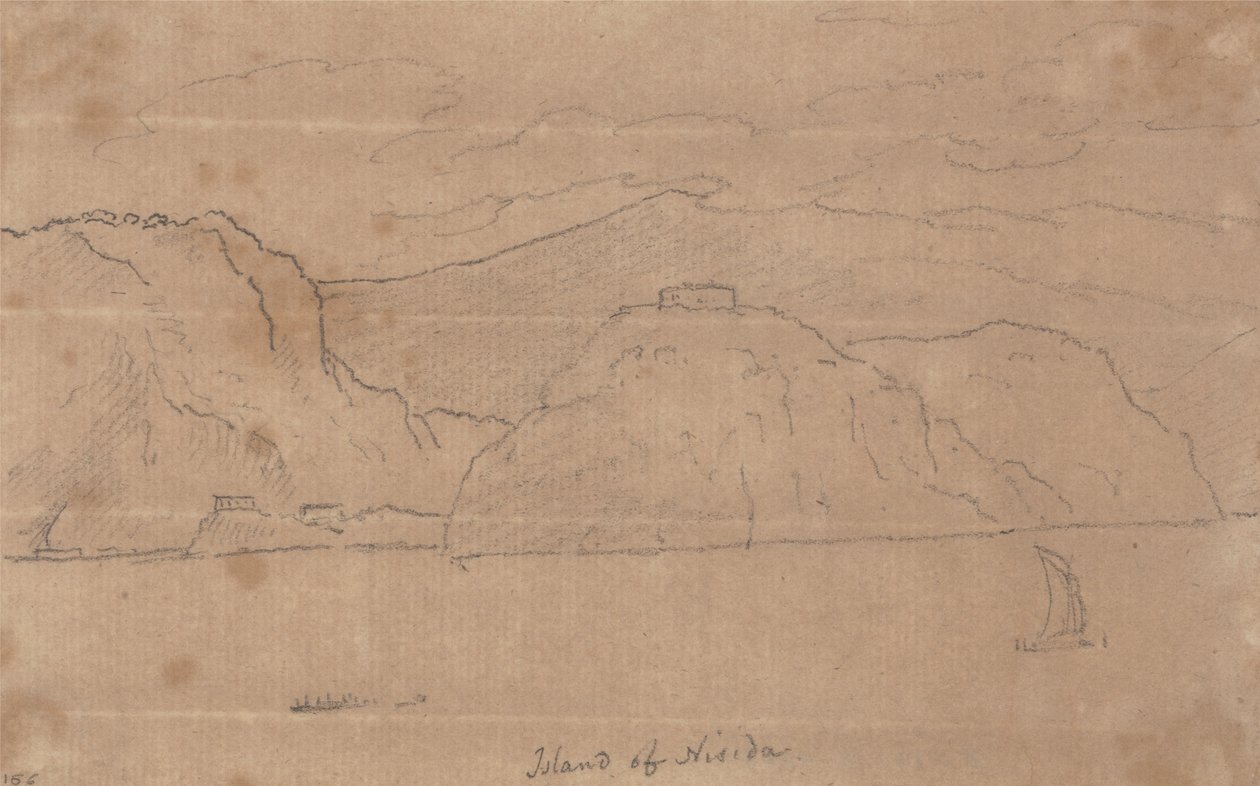 Isla de Nisida de John Robert Cozens