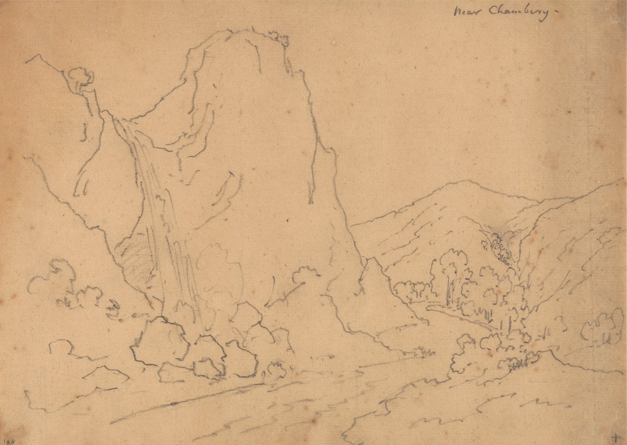 Cerca de Chambéry de John Robert Cozens