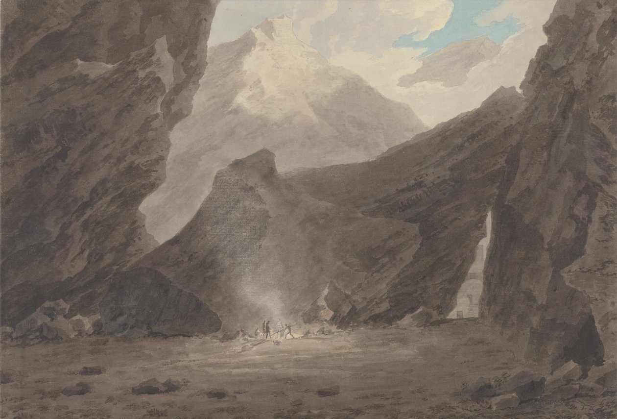Cerca de Chiavenna, en los Grisones de John Robert Cozens