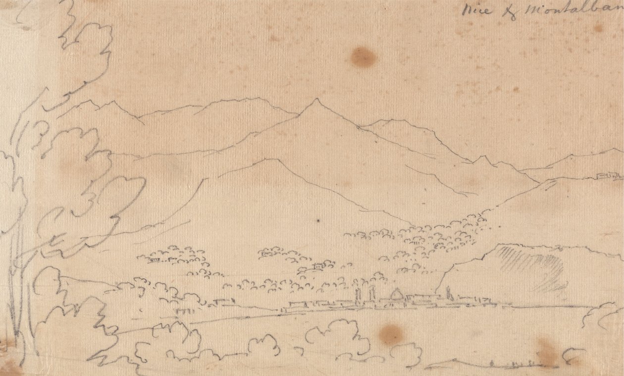 Niza de Montalbán de John Robert Cozens