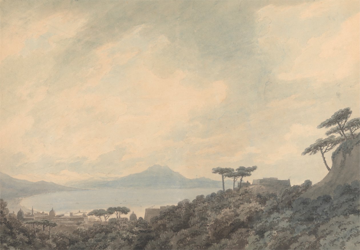 La bahía de Nápoles desde Capodimonte de John Robert Cozens