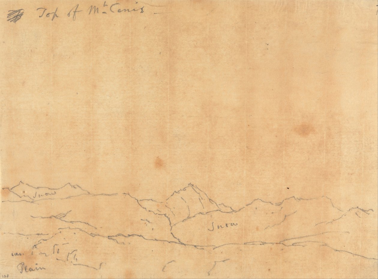 Cima del Monte Cenis de John Robert Cozens