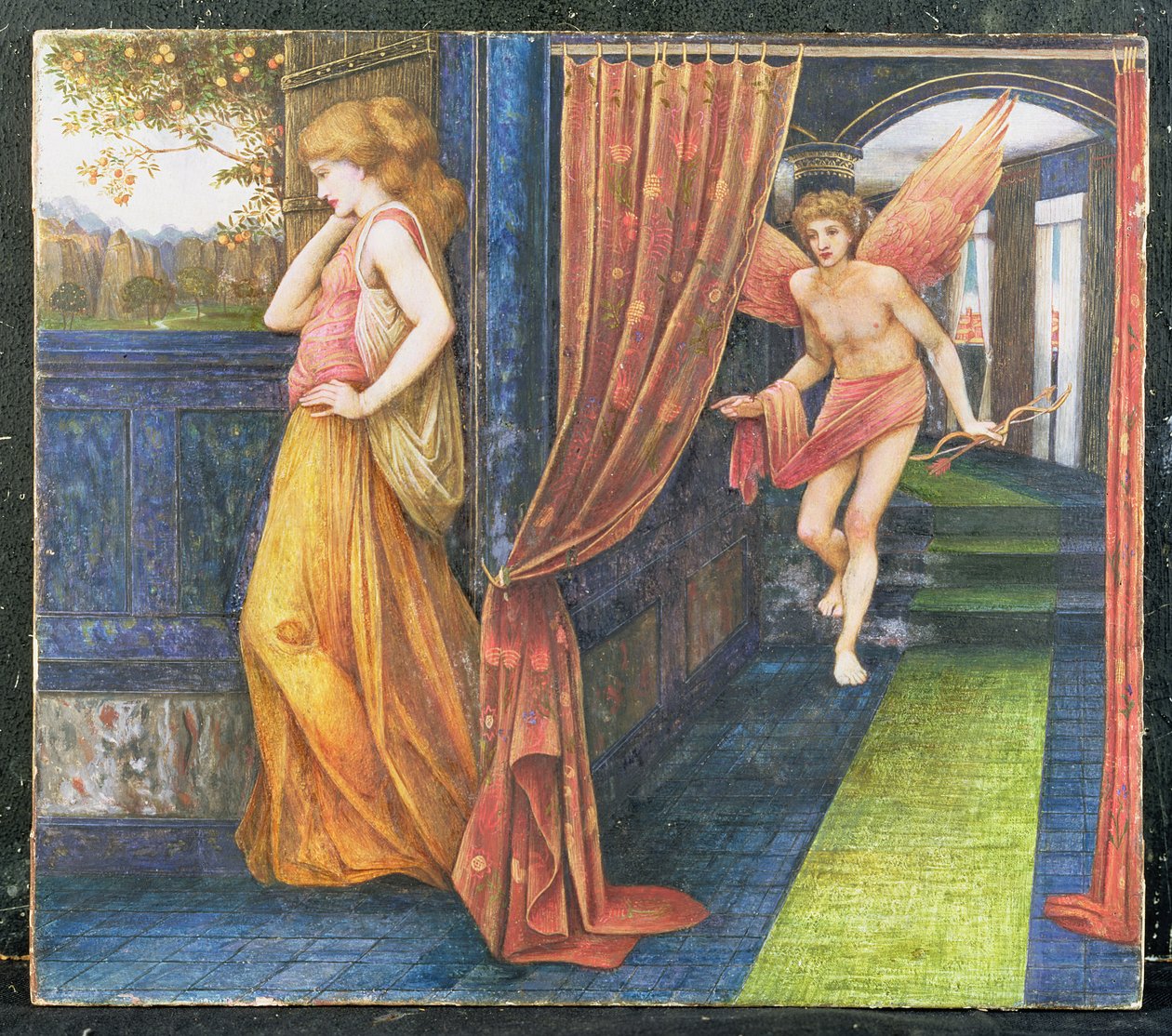 Cupido y Psique de John Roddam Spencer Stanhope