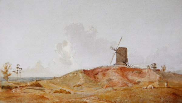 Un molino en Sussex, una tarde de verano de John Samuel Raven