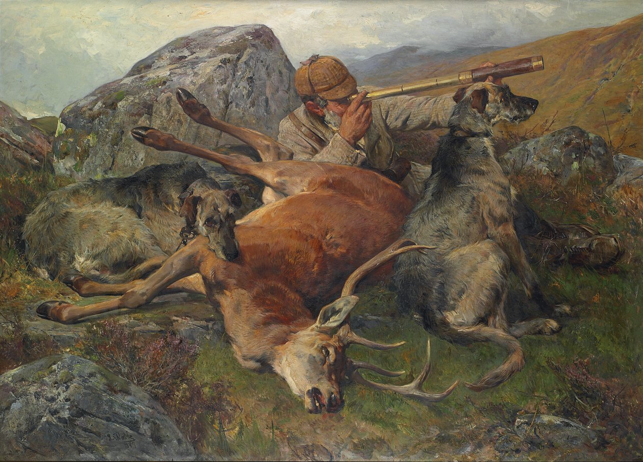 Observando a los Acechadores, 1883 de John Sargent Noble