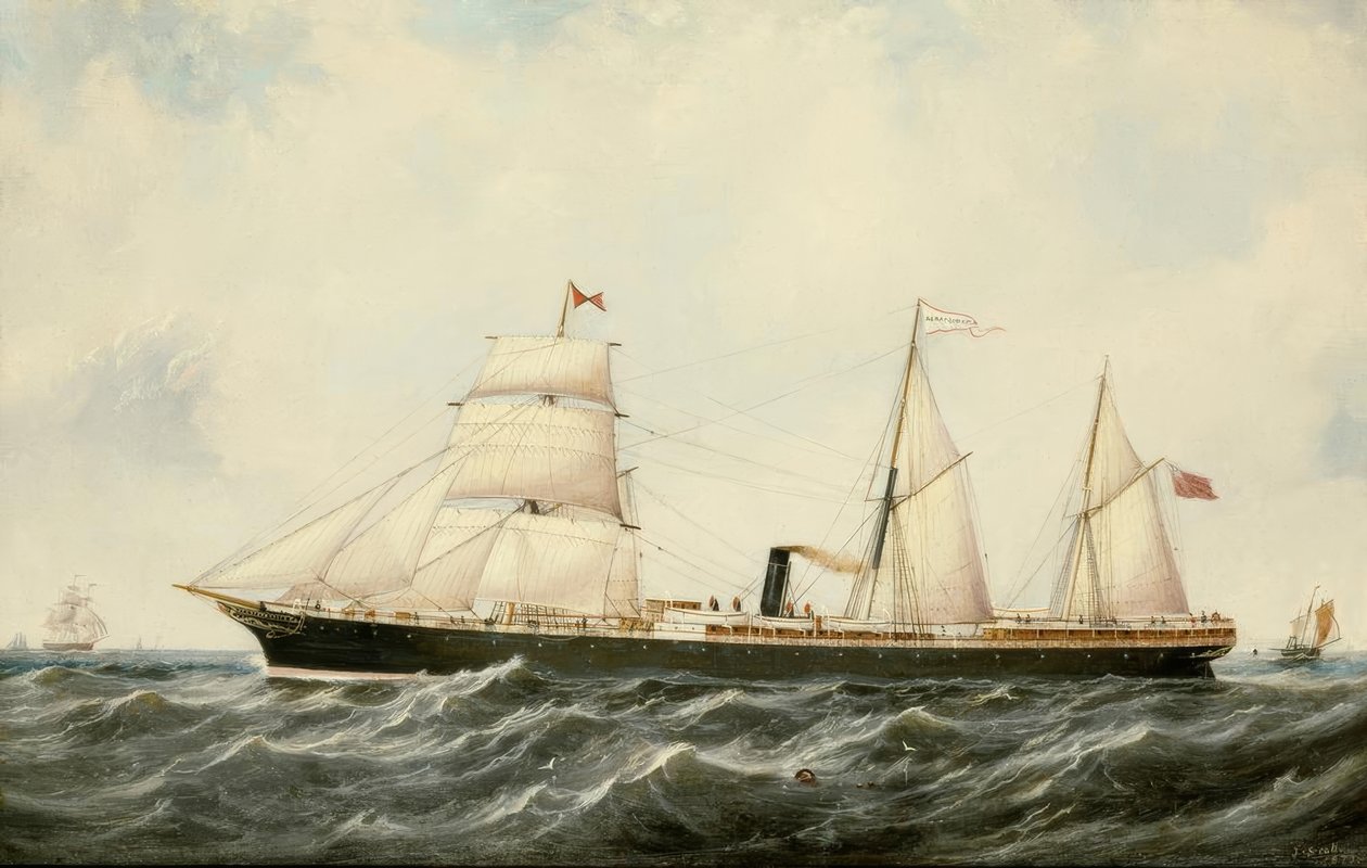 John Scott, barco de vapor Arratoon Apcar, 1873 de John Scott