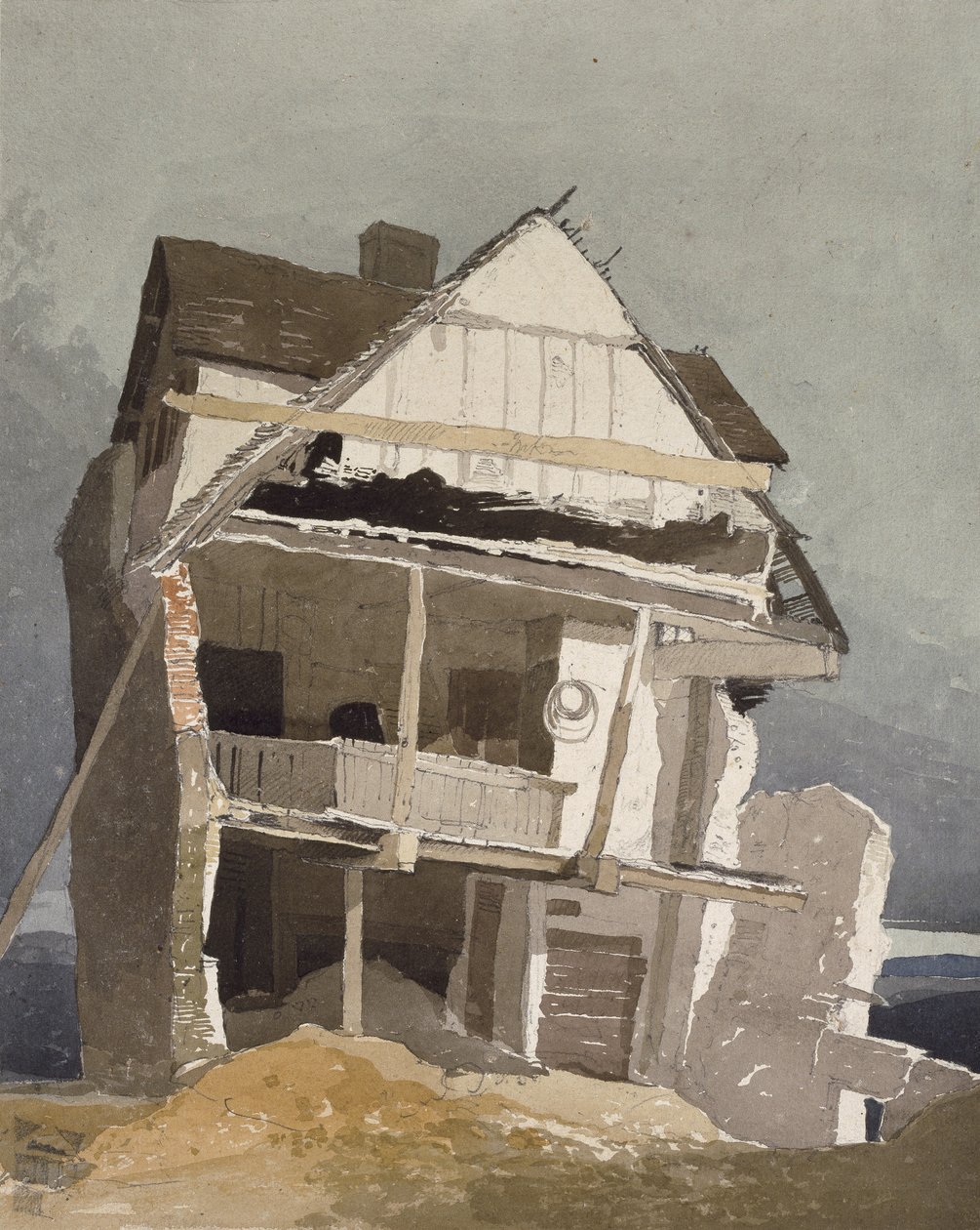 Una casa en ruinas, siglo XIX de John Sell Cotman