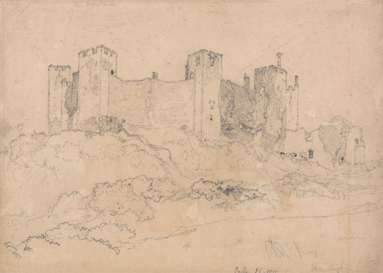 Castillo de Framlingham, Suffolk de John Sell Cotman