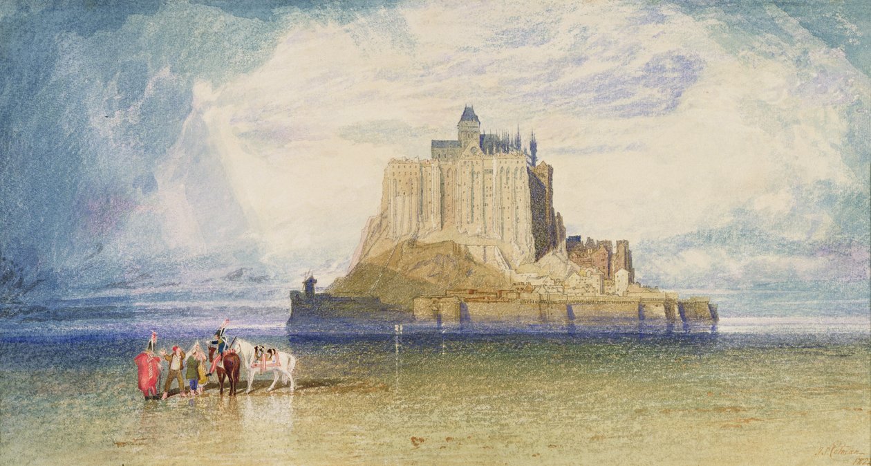 Monte Saint Michel de John Sell Cotman