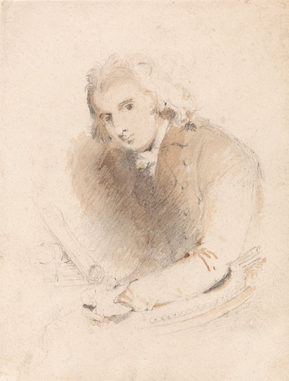 Retrato de un erudito de John Sell Cotman