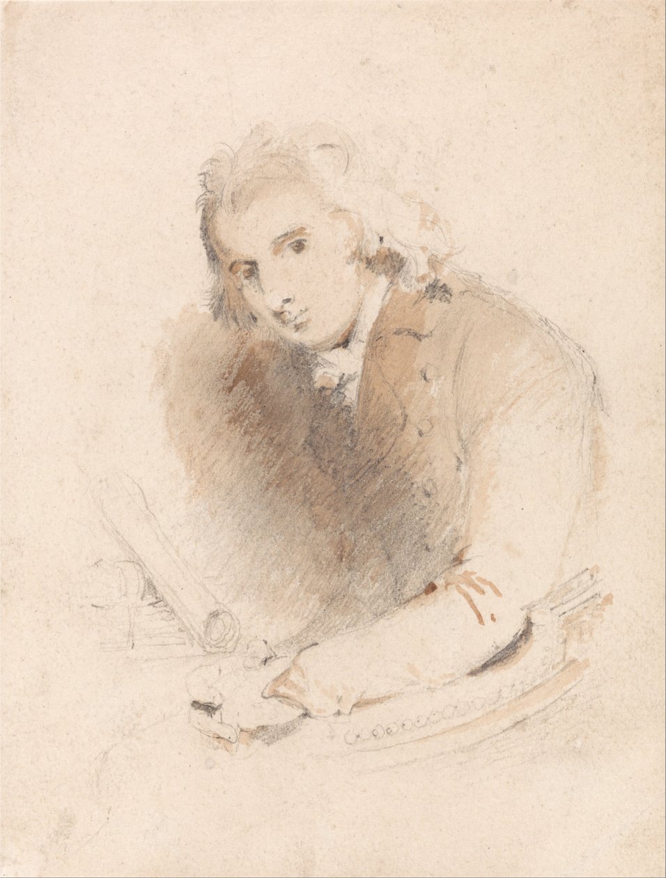 Retrato de un erudito de John Sell Cotman