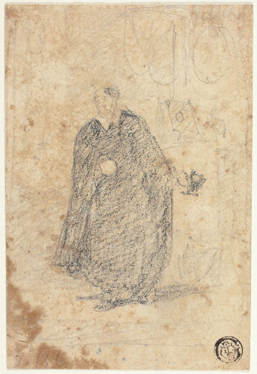 Boceto de Actor de Pie de John Sell Cotman
