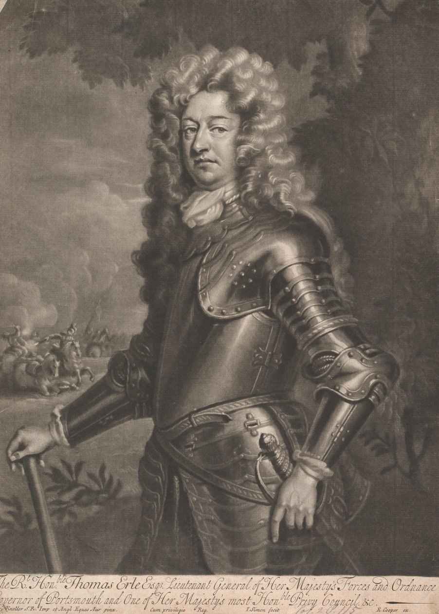 Sir Thomas Erle Esqr. de John Simon