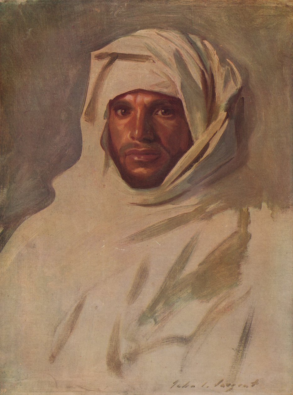 Un árabe beduino, c1891, c1915 de John Singer Sargent