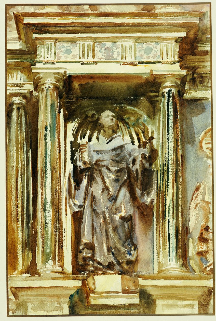 En una iglesia en Granada de John Singer Sargent